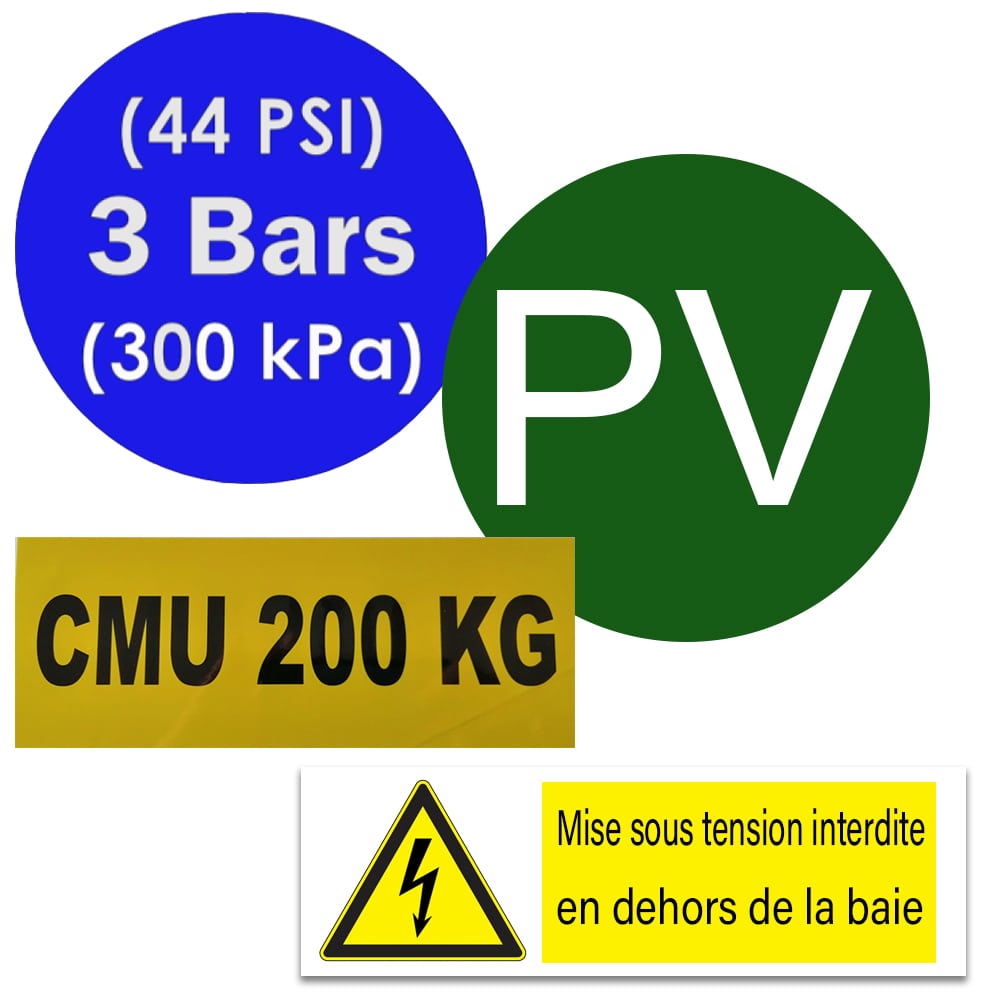 Étiquette polypropylène