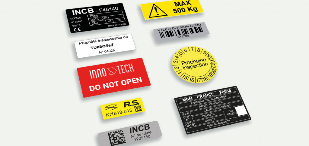 Différents types de plaque machine
