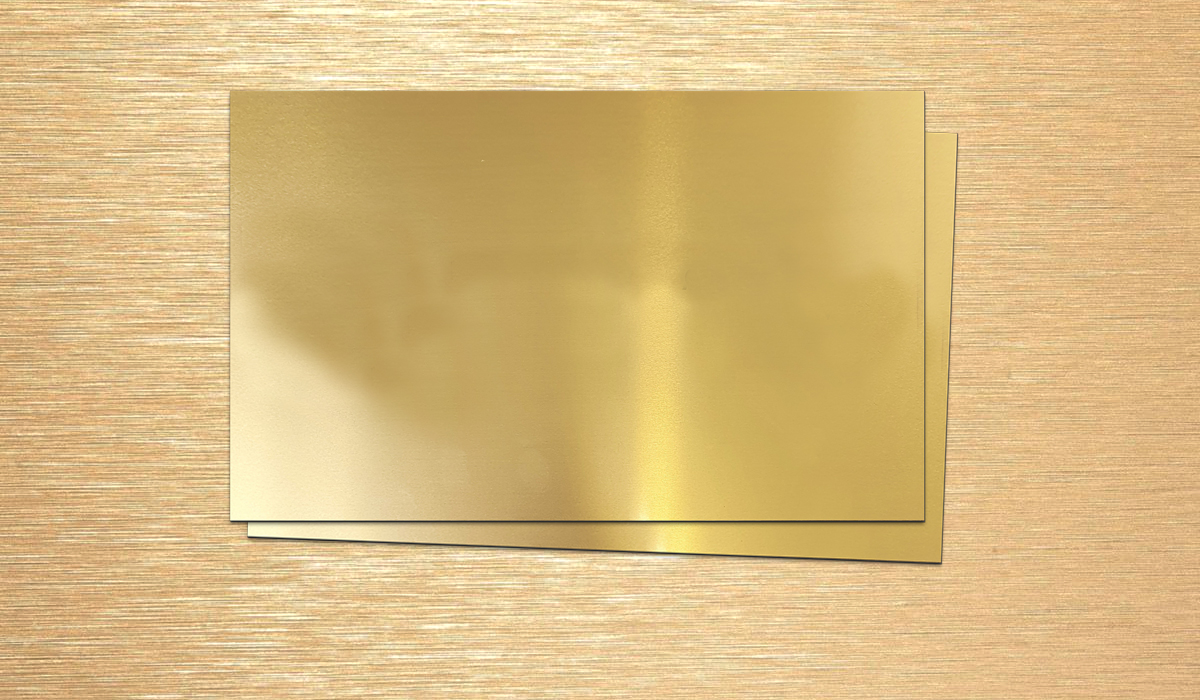 Panneaux d'aluminium composite doré
